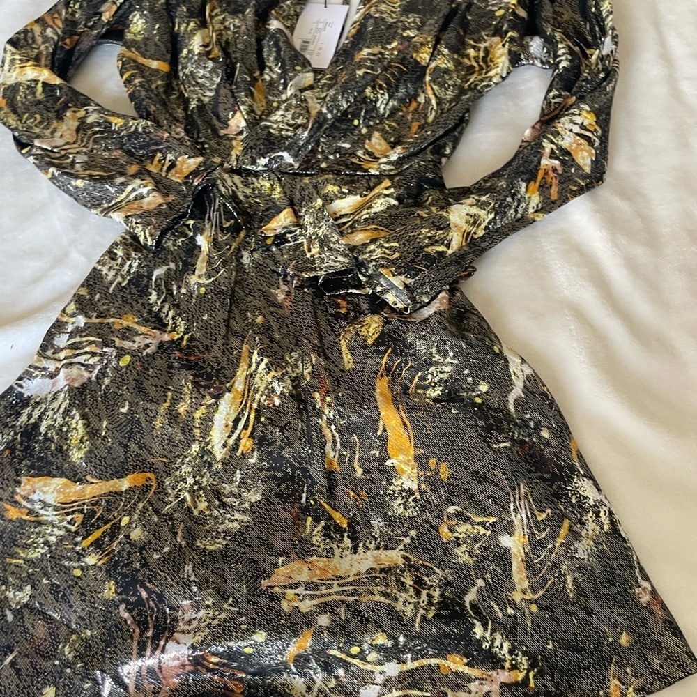 IRO Kanter Metallic mini dress - Picture 9 of 16